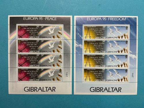 Gibraltar Zusammendruck-Kleinbogen MiNr. 710-713 postfrisch Cept 1995