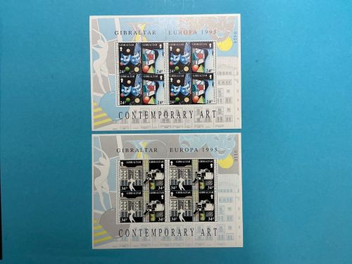 Gibraltar ZD-Kleinbogensatz 1993 MiNr. 654-657 postfrisch Cept Mitläufer