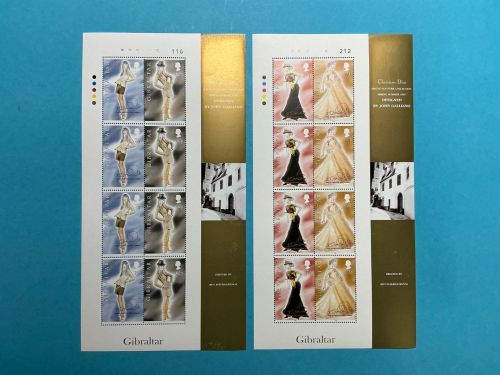 Gibraltar Zusammendruck-Kleinbogensatz 1997 MiNr. 803-806 postfrisch Mode
