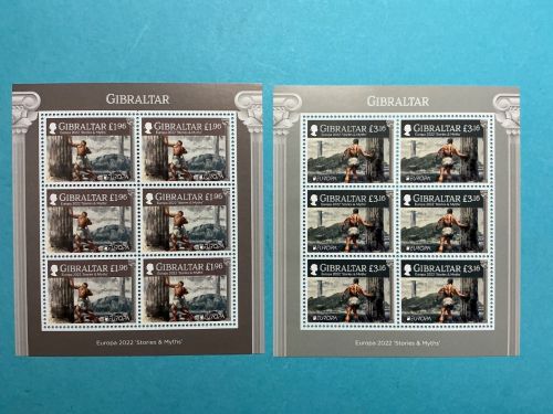 Gibraltar Kleinbogensatz 2022 MiNr. 2042-2043 postfrisch Cept Mitläufer