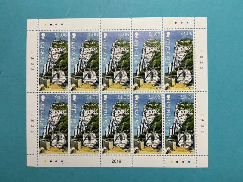 Gibraltar Kleinbogen 2019 MiNr. 1945 postfrisch Felsen mit Kanone