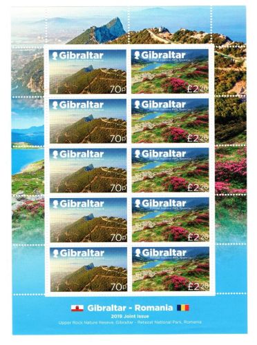 Gibraltar Zusammendruck-Kleinbogen MiNr. 1946-1947 Joint Issue postfrisch