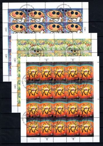 UNO New York 20er Bögen MiNr. 764-766 ESst Freimarken