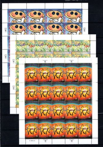 UNO New York 20er Bögen MiNr. 764-766 postfrisch Freimarken