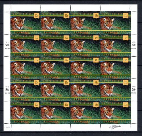 UNO New York 20er Bogen MiNr. 783 postfrisch 50 Jahre WHO