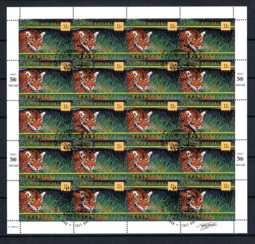 UNO New York 20er Bogen MiNr. 783 ESst 50 Jahre WHO