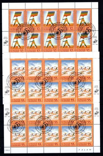 UNO New York 20er Bögen MiNr. 787-788 ESst Menschenrechte