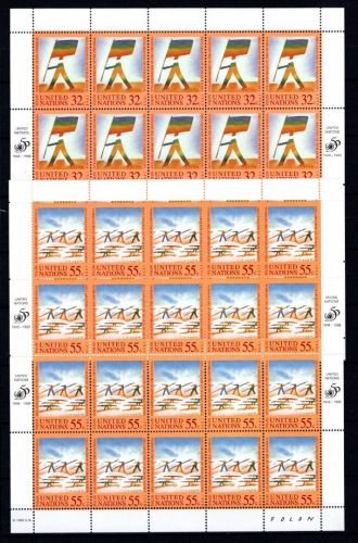 UNO New York 20er Bögen MiNr. 789-790 postfrisch Welterbe