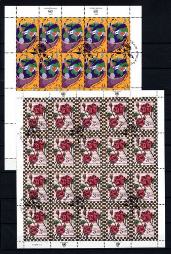 UNO New York 20er Bögen MiNr. 789-790 ESst Freimarken