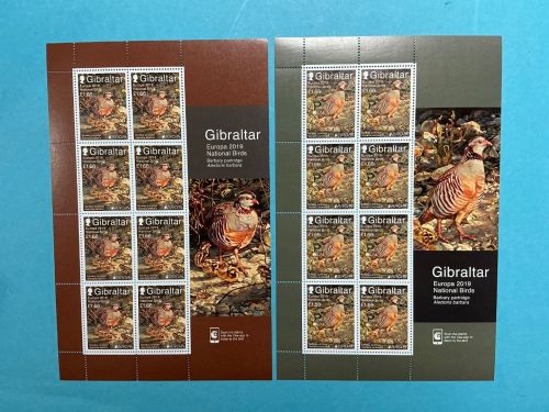 Gibraltar Kleinbogensatz MiNr. 1896-1897 Vögel postfrisch Cept Mitläufer