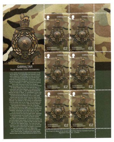 Gibraltar Kleinbogen MiNr. 1652 Königliche Marine postfrisch Krieg