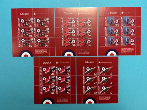 Gibraltar Kleinbogensatz MiNr. 1615-1619 Flugstaffel postfrisch Luftfahrt