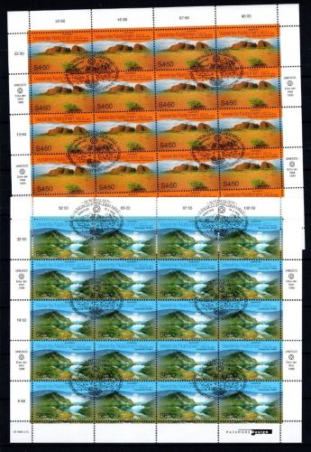 UNO Wien 20er Bogen MiNr. 279-280 ESst Welterbe