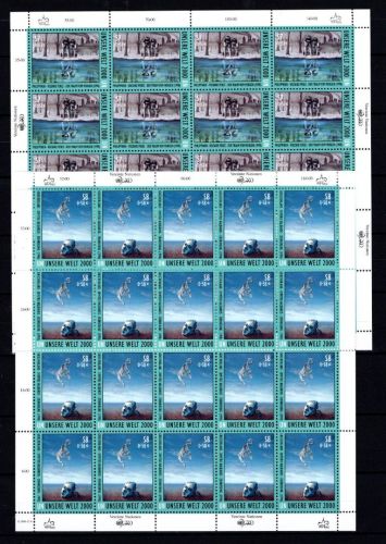 UNO Wien 20er Bogen MiNr. 307-308 postfrisch Gemäldeausstellung