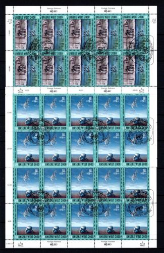 UNO Wien 20er Bogen MiNr. 307-308 ESst Gemäldeausstellung