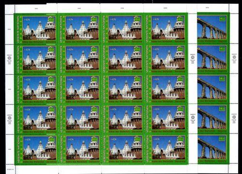 UNO Wien 20er Bogen MiNr. 317-318 postfrisch Welterbe