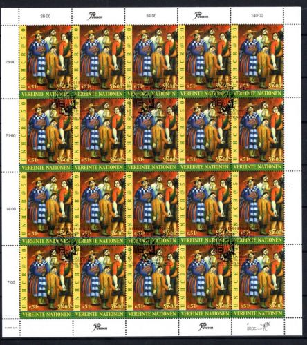 UNO Wien 20er Bogen MiNr. 325 ESst 50 Jahre UNHCR