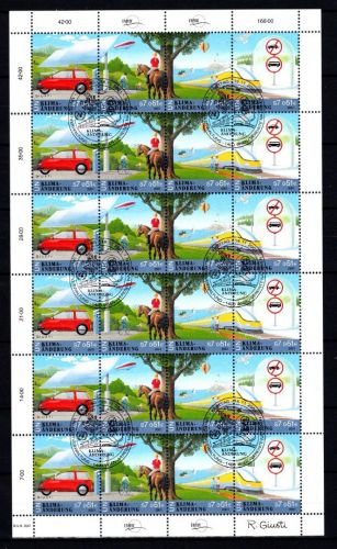 UNO Wien ZD-Bogen MiNr. 346-349 ESst Klimaänderung