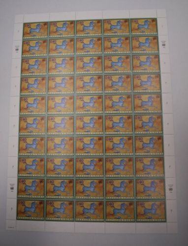 UNO Genf 50er Bögen MiNr. 286-287 postfrisch Freimarken 1996