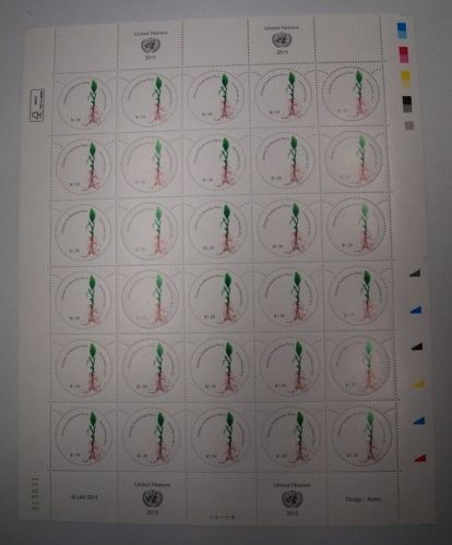 UNO New York 30er Bogen MiNr. 1498 postfrisch Klimakonferenz 2015