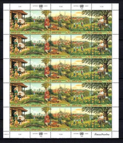 UNO Genf ZD-Bogen MiNr. 282-296 postfrisch Habitat II