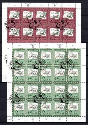 UNO Genf 20er Bögen MiNr. 319-320 ESst Hommage an die Philatelie