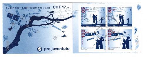Schweiz Markenheftchen MiNr. 0-158 Ersttagssonderstempel Pro Juventute