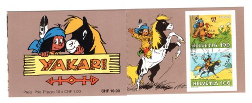 Schweiz Markenheftchen MiNr. 0-171 Ersttagssonderstempel Indianer Yakari