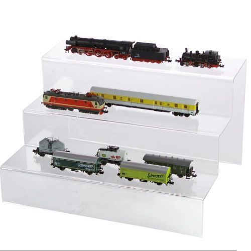 Safe Präsentations-Treppe (3 Stufen) transparent Nr. 5265 Neu