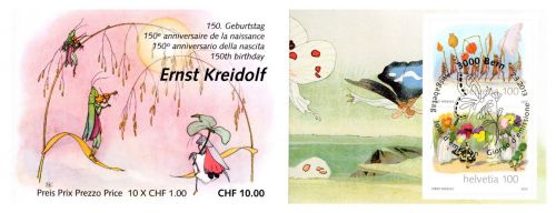 Schweiz Markenheftchen MiNr. 0-172 Ersttagssonderstempel Ernst Kreidorf