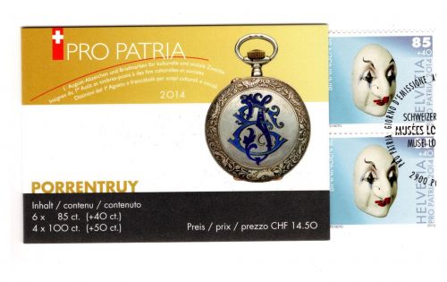 Schweiz Markenheftchen MiNr. 0-177 Ersttagssonderstempel Pro Patria 2014