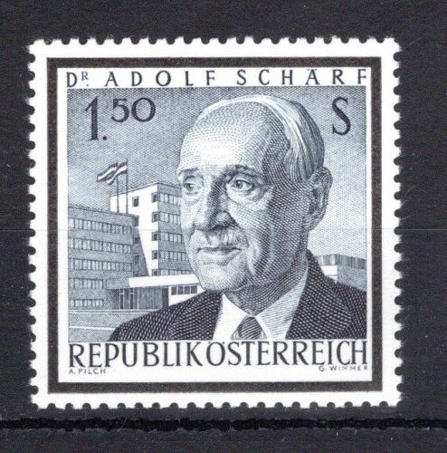 Österreich MiNr. 1177 postfrisch verschobener Trauerrand geprüft Sturzeis