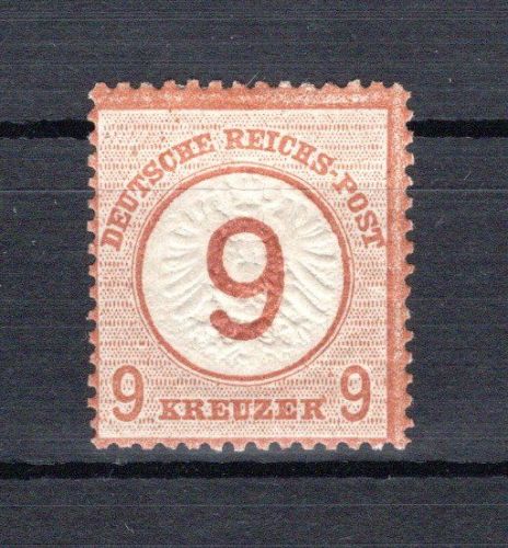 Deutsches Reich MiNr. 30 mit Falz großes Brustschild