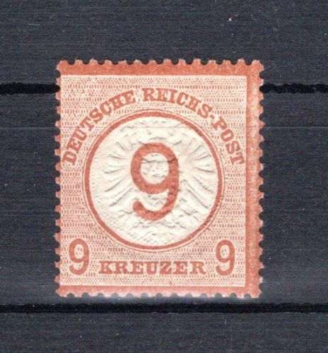 Deutsches Reich MiNr. 30 mit Falz großes Brustschild