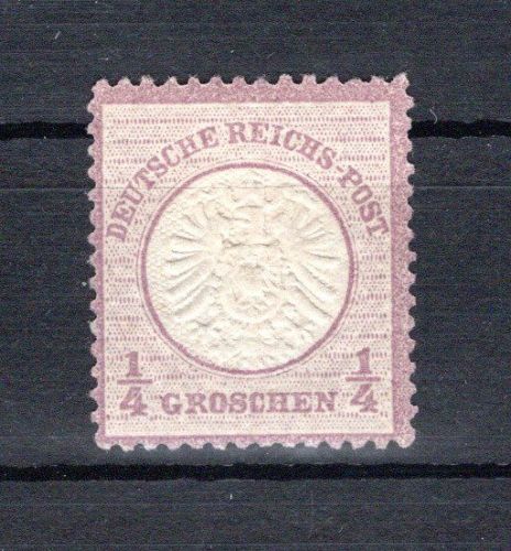 Deutsches Reich MiNr. 16 mit Falz großes Brustschild