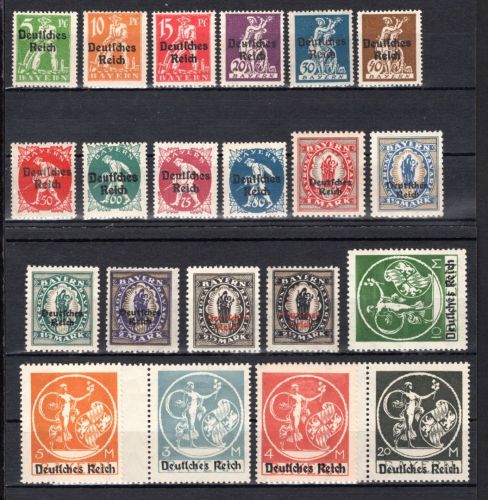 Weimar Infla MiNr. 119-138 postfrisch