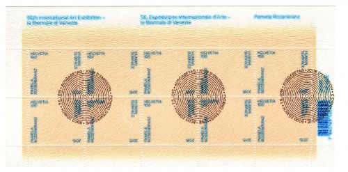 Schweiz Kleinbogen MiNr. 2396 Ersttagssonderstempel Kunstbiennale Venedig