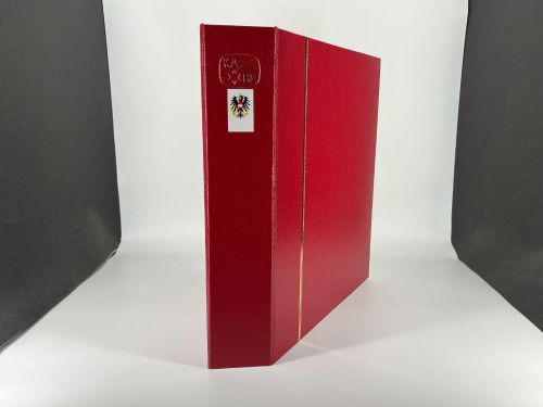 KABE Schraubendecke o. Kassette Weinrot DELTA, Signette Österreich, neuwertig