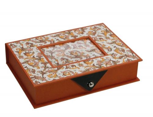 Safe Kassette Leonardo orange Nr. 4007, klein Neu