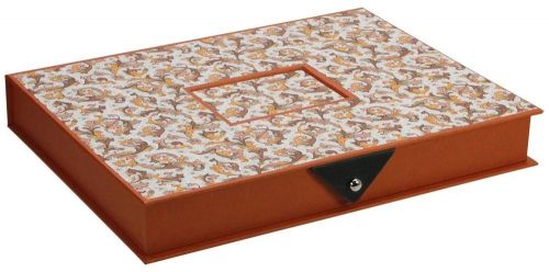 Safe Kassette Leonardo orange Nr. 4008, groß Neu