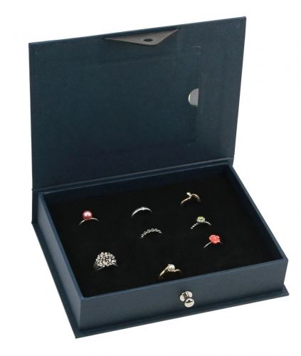 Safe Kassette Leonardo blau für 12 Ringe Nr. 3182, klein Neu