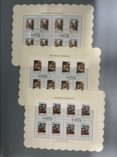 Liechtenstein Kleinbogensatz MiNr. 1361-1363 Ersttagssonderstempel Bilder