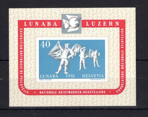 Schweiz MiNr. Block 14 postfrisch geprüft Abt