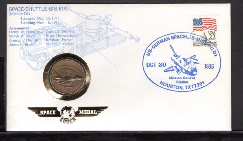 USA Space-Medal Brief #3 Space Shuttle Sts-61 A