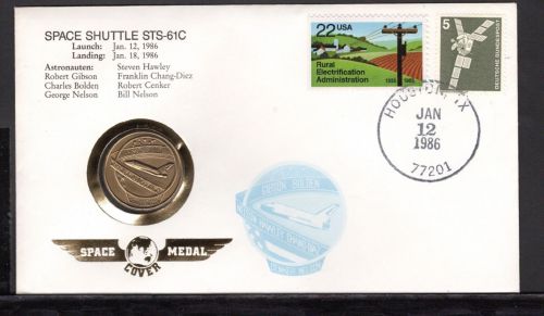 USA Space-Medal Brief #4 Space Shuttle Sts-61 C