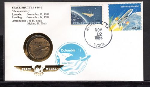 USA Space-Medal Brief #8 Space Shuttle STS-2