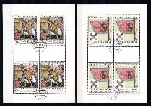 Tschechoslowakei Kleinbogen MiNr. 1876-77 Ersttagsstempel