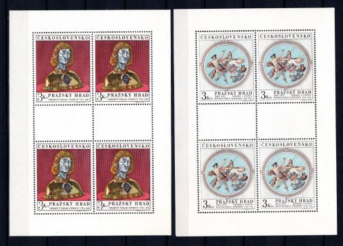 Tschechoslowakei Kleinbögen MiNr. 1943-1944 postfrisch