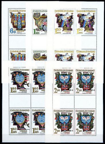 Tschechoslowakei Kleinbögen MiNr. 2195-2199 postfrisch