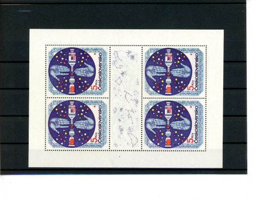 Tschechoslowakei Kleinbogen MiNr. 2282 postfrisch Weltraum